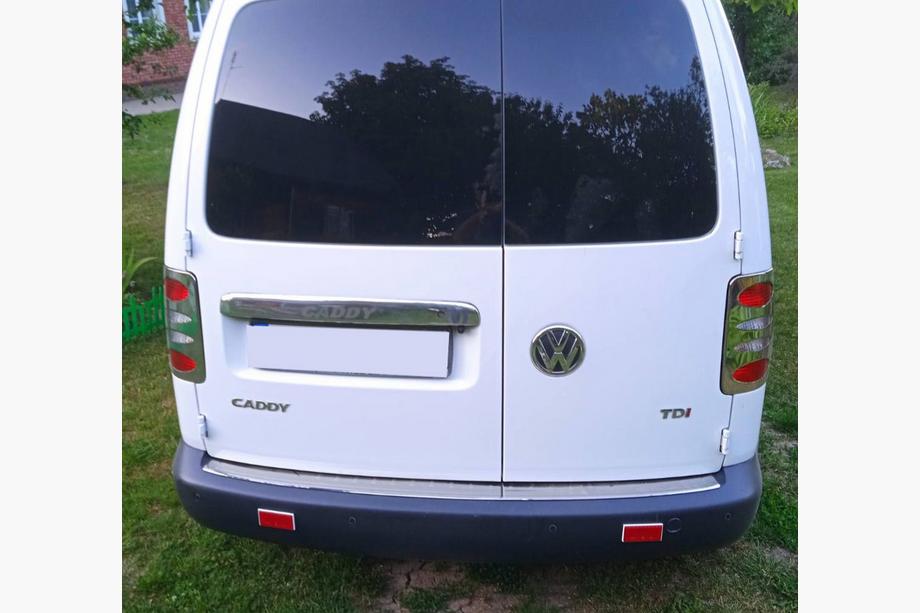 Volkswagen Caddy 2010-2015 гг. Хром Накладки на Задние Фонари V2 (2 шт., Нерж. сталь) Carmos - Турецкая Нержавеющая Сталь Фото 3