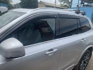 Ветровики с хромированной полосой (4 шт, HIC) фото 5