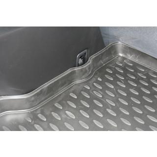 (2012-2014) Длинный коврик в багажник (Novline) установка. (5/7 мест) Toyota Highlander 2008-2013 гг. фото 3