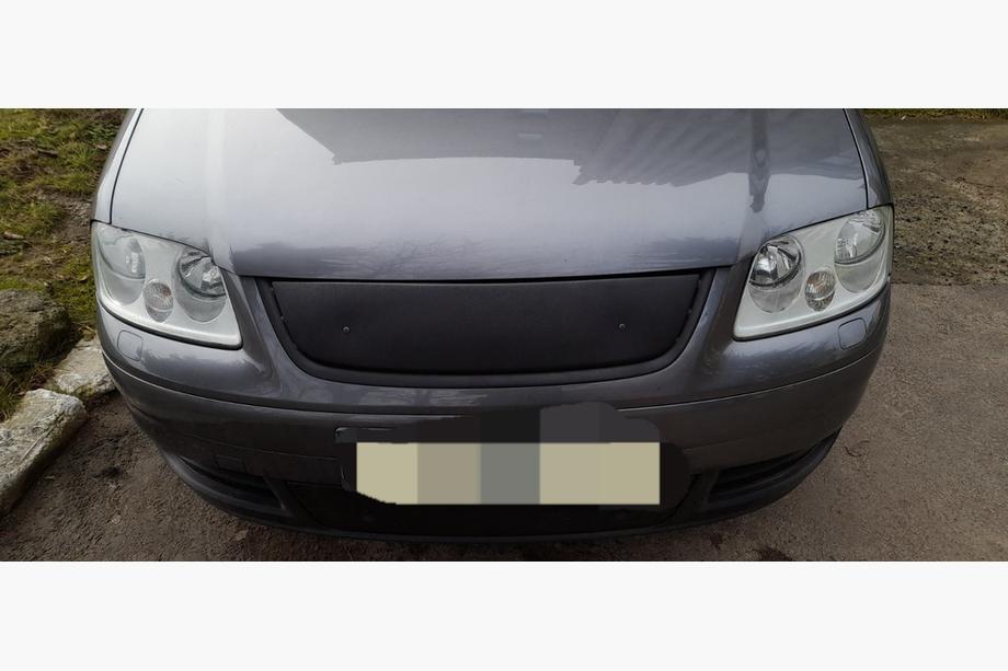 Volkswagen Touran 2003-2010 гг. Зимняя решетка (верхняя, 2003-2006) Матовый Фото 2