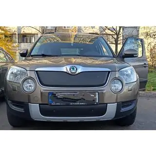 Зимняя накладка на решетку радиатора (верхняя, 2009-2013) Skoda Yeti 2009-2017 гг. фото 2