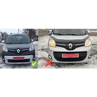 Зимняя нижняя решетка (2013+) Renault Kangoo 2008–2020 гг. фото 4
