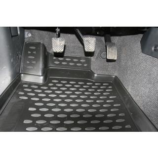 3D резиновые коврики в салон (4 шт, Novline) Бюджетная комплектация Mitsubishi L200 2015-2024 гг. фото 4