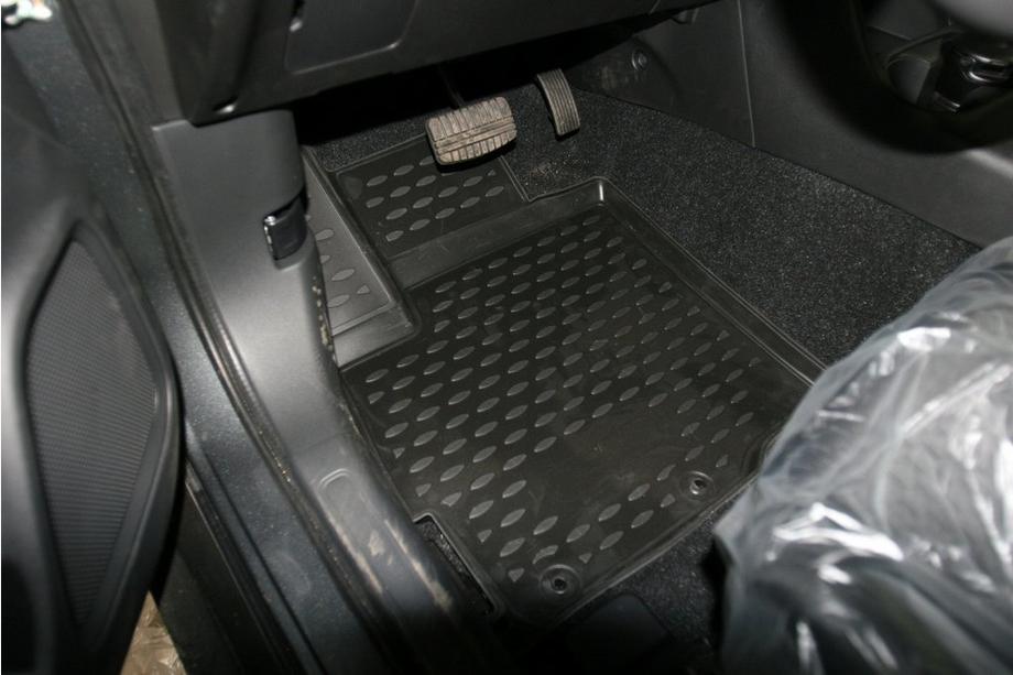 Mitsubishi Outlander 2012-2021 гг. 3D резиновые коврики в салон (4 шт, Novline) 2WD Фото 2
