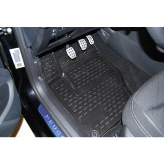 3D резиновые коврики в салон (4 шт, Novline) Peugeot 408 2010-2018 гг. фото 2