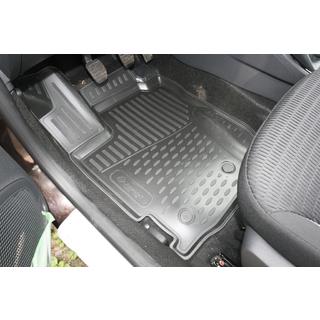 3D резиновые коврики в салон (4 шт, Novline) Renault Captur 2013-2019 гг. фото 2