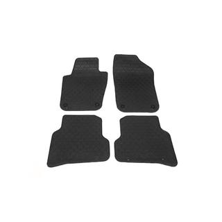 Резиновые коврики HB (4 шт, DOMA) Volkswagen Polo 2010-2017 гг. фото 1