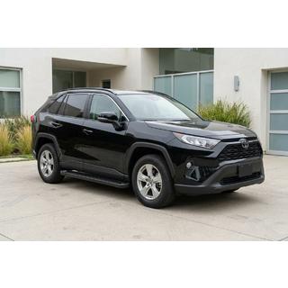 Боковые Подножки Allmond Black (2 шт., Алюминий) Toyota Rav 4 2019–2025 гг. фото 1