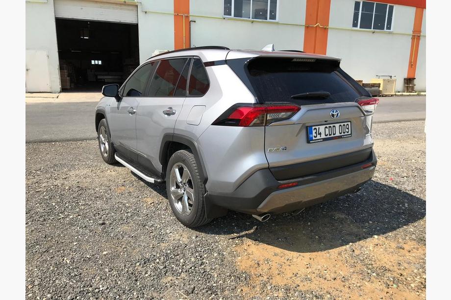 Toyota Rav 4 2019–2025 гг. Боковые Подножки Fullmond (2 шт., Алюминий) Фото 6