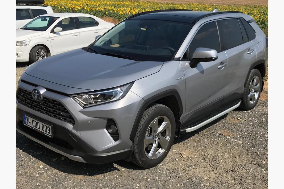 Toyota Rav 4 2019–2025 гг. Боковые Подножки Fullmond (2 шт., Алюминий) Фото 10