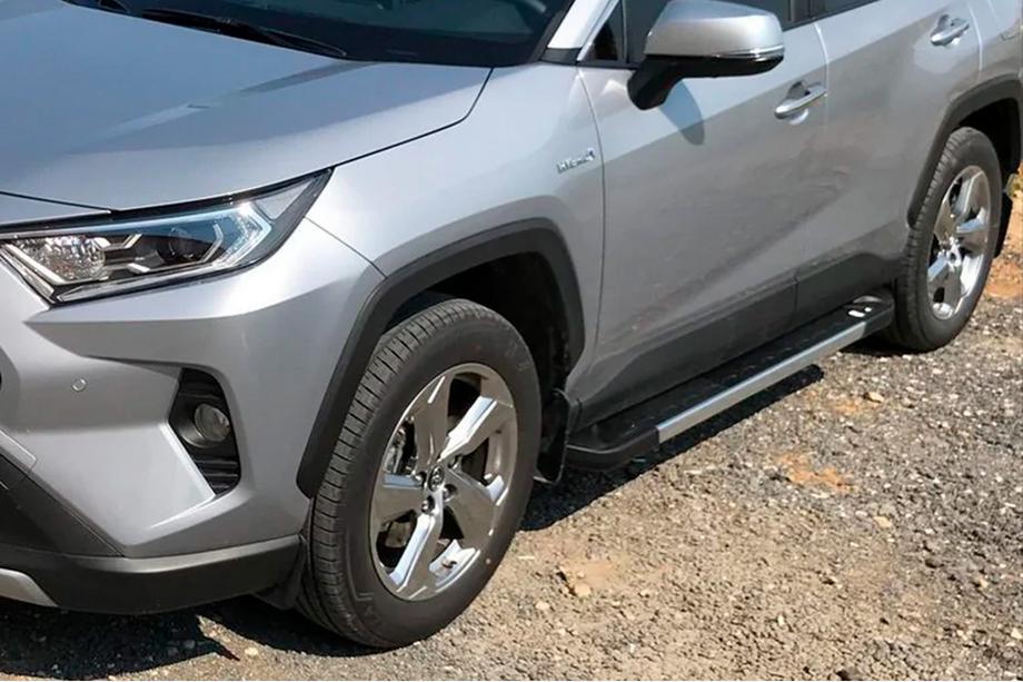 Toyota Rav 4 2019–2025 гг. Боковые пороги RedLine V1 (2 шт., алюминий) Фото 6