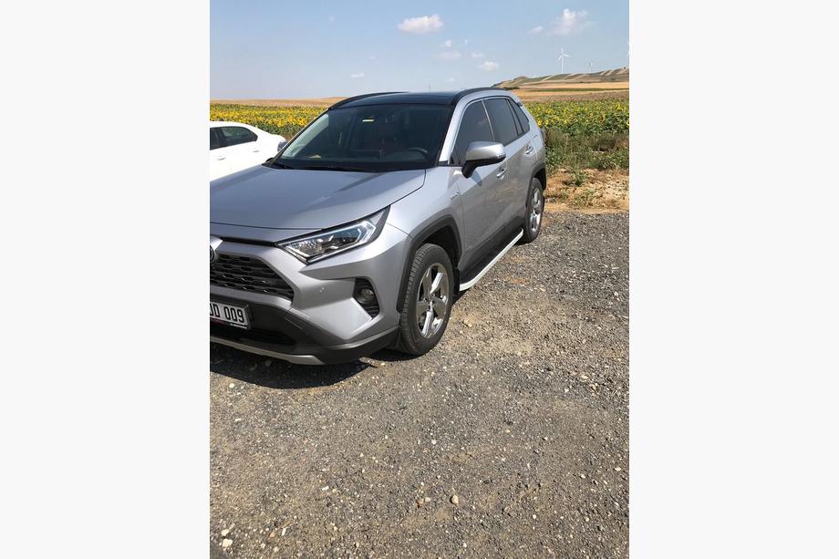 Toyota Rav 4 2019–2025 гг. Боковые Подножки Tayga Grey (2 шт., Алюминий) Фото 7
