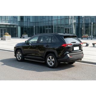 Боковые Подножки Tayga Black (2 шт., Алюминий) Toyota Rav 4 2019–2025 гг. фото 1