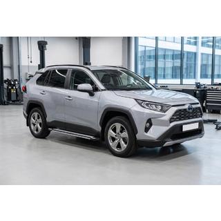 Боковые Подножки Rainbow (2 шт., Алюминий) Toyota Rav 4 2019–2025 гг. фото 1