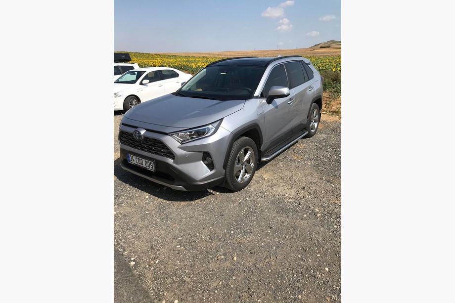 Toyota Rav 4 2019–2025 гг. Боковые Подножки Maydos V2 (2 шт., Алюминий с Нержавейкой) Фото 7