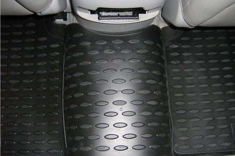 Hyundai Sonata NF 2004-2009 гг. Резиновые коврики в салон (4 шт, Novline) Вариант 2 Фото 4