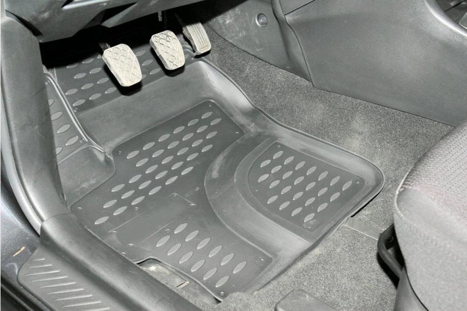 Mazda 3 2003-2009 гг. Резиновые коврики в салон (4 шт, Novline) Фото 2