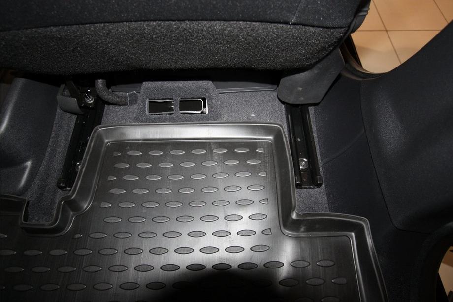 Renault Scenic/Grand 2009-2016 гг. Резиновые коврики в салон (3 шт, Novline) Фото 2