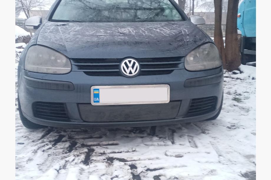 Volkswagen Golf 5 2003-2009 гг. Зимняя накладка на решетку радиатора (HB) Фото 3
