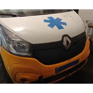 Зимняя накладка на решетку радиатора (2015-2020) Renault Trafic 2015- гг. фото 3