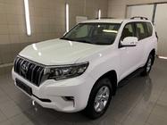 Toyota Land Cruiser Prado 150 2009-2023 гг. Рейлинги турецкий дизайн (Черные, 2 шт) Пластиковые ножки фото 2