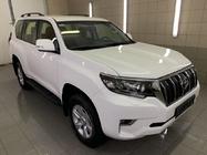 Toyota Land Cruiser Prado 150 2009-2023 гг. Рейлинги турецкий дизайн (Черные, 2 шт) Пластиковые ножки фото 3