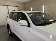 Toyota Land Cruiser Prado 150 2009-2023 гг. Рейлинги турецкий дизайн (Черные, 2 шт) Пластиковые ножки фото 7