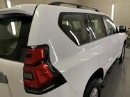 Toyota Land Cruiser Prado 150 2009-2023 гг. Рейлинги турецкий дизайн (Черные, 2 шт) Пластиковые ножки фото 8