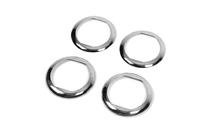 Fiat Doblo I 2001-2005 гг. Накладка на вентиляционную заслонку (4 шт., нержавейка) фото 3