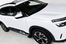 Citroen C5 Aircross 2017-2025 гг. Боковые Подножки Maya V2 (2 шт., Алюминий) фото 1