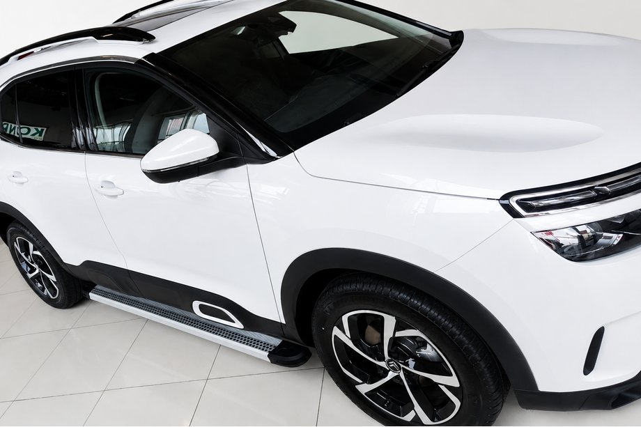 Citroen C5 Aircross 2017-2025 гг. Боковые Подножки Maya V2 (2 шт., Алюминий) Image