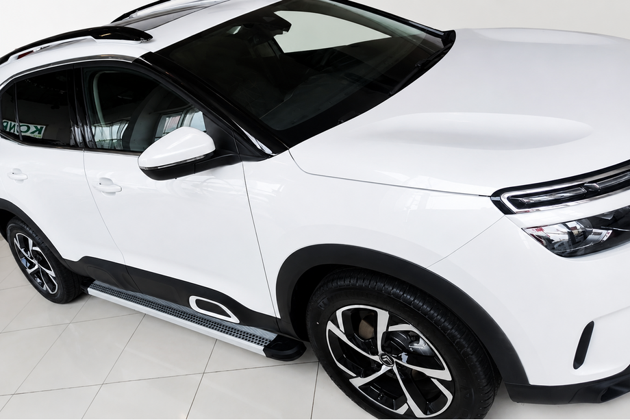 Citroen C5 Aircross 2017-2025 гг. Боковые Подножки Maya V2 (2 шт., Алюминий) Image