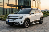 Citroen C5 Aircross 2017-2025 гг. Боковые Подножки Allmond Grey (2 шт, Алюминий) фото 1