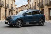 Citroen C5 Aircross 2017-2025 гг. Боковые Подножки Allmond Black (2 шт, Алюминий) фото 1