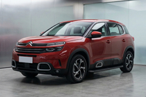 Citroen C5 Aircross 2017-2025 гг. Боковые Подножки Tayga Black (2 шт, Алюминий) фото 1