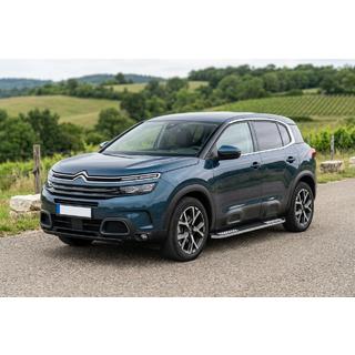 Боковые Подножки Tayga V2 (2 шт, Алюминий) Citroen C5 Aircross 2017-2025 гг. фото 1