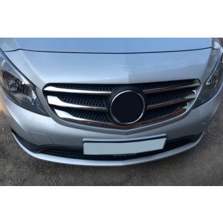 Хром Накладки на Решетку (5 шт, Нержавеющая Сталь) Mercedes Citan 2013-2021 гг. фото 1