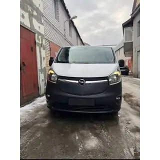 Зимняя накладка на решетку радиатора Opel Vivaro 2015-2019 гг. фото 4