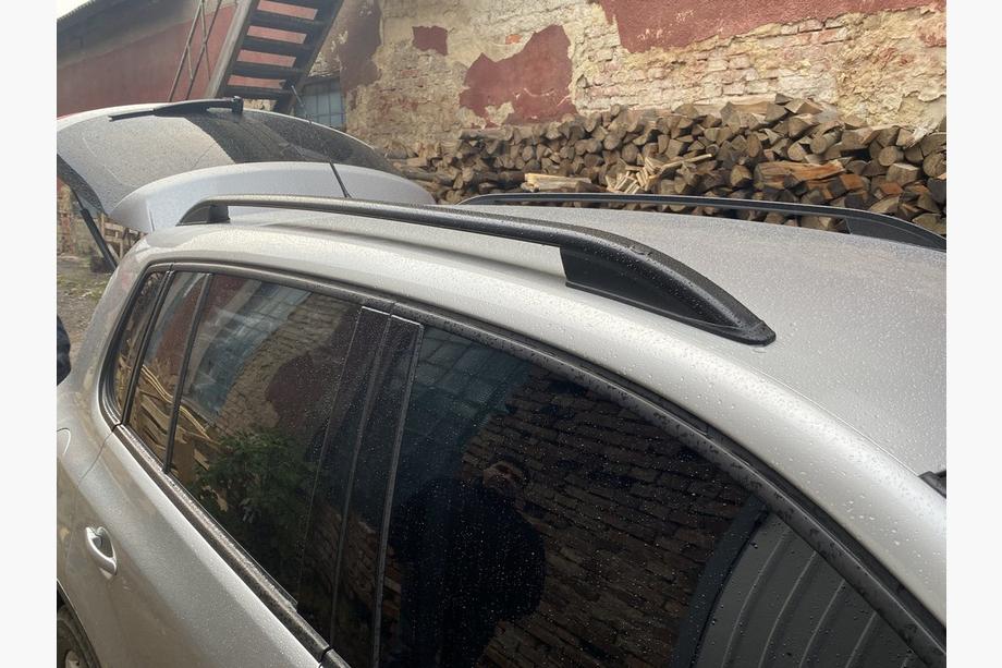 Volkswagen Tiguan 2007-2016 гг. Рейлинги Skyport BLACK Фото 4