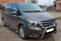 Mercedes Vito/V-class W447 2014- гг. Защита переднего бампера WT006 (нержавейка) фото 1