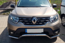 Dacia Duster 2018-2024 гг. Передняя защита WT008 (нерж. сталь) фото 6