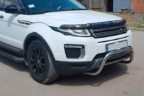 Range Rover Evoque 2012-2018 гг. Передний кенгурятник WT005 (нержавейка) фото 3