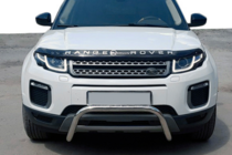 Range Rover Evoque 2012-2018 гг. Передний кенгурятник WT005 (нержавейка) фото 1
