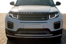 Range Rover Evoque 2012-2018 гг. Передняя защита ST014-1 (нержавейка) фото 1