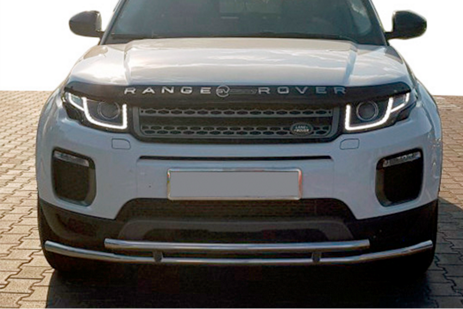 Range Rover Evoque 2012-2018 гг. Передняя защита ST014-1 (нержавейка) Image