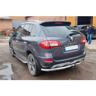 Задняя дуга AK002-1 (нержавейка) Renault Koleos 2008-2016 гг. фото 2