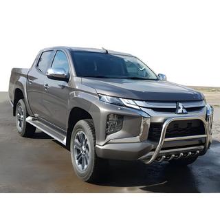 Mitsubishi L200 2015- гг. Кенгурятник WT003 (нерж)