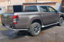 Fiat Fullback 2016- гг. Задняя Защита AK005 (Нержавейка) фото 4