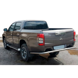 Задняя Защита AK005 (Нержавейка) Fiat Fullback 2016- гг. фото 1