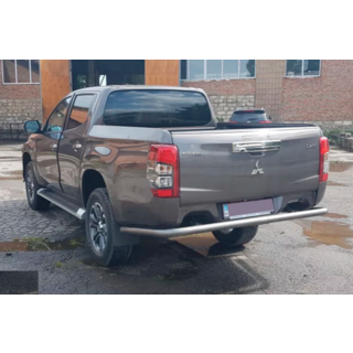 Задняя Защита AK005 (Нержавейка) Fiat Fullback 2016- гг. фото 2